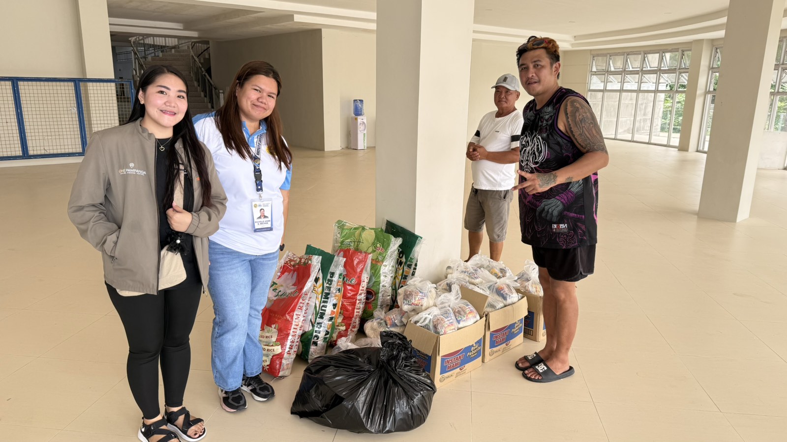 MORE THAN 3,000 FAMILIES AFFECTED. TODAY, OUR COMMUNITY’S HELP REACHED STA. RITA. ❤️