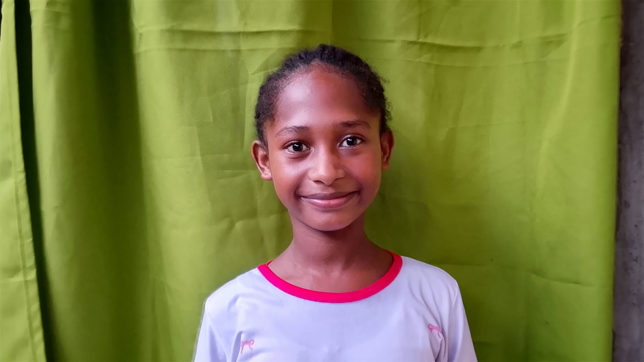 A scholar supported by the Aeta scholarship drive.